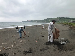 清掃の様子