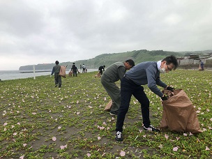 清掃の様子